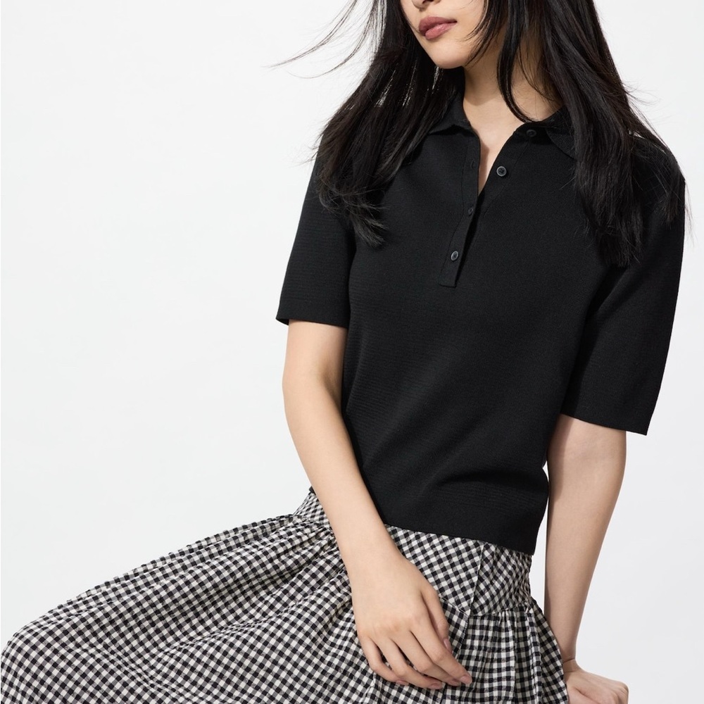 Uniqlo Polo Short Sleeve Sweater